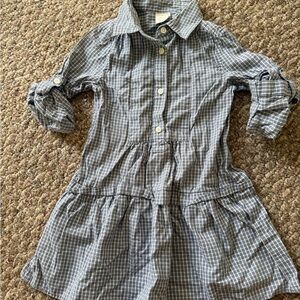 Crewcuts Blue Checkered Kids Dress